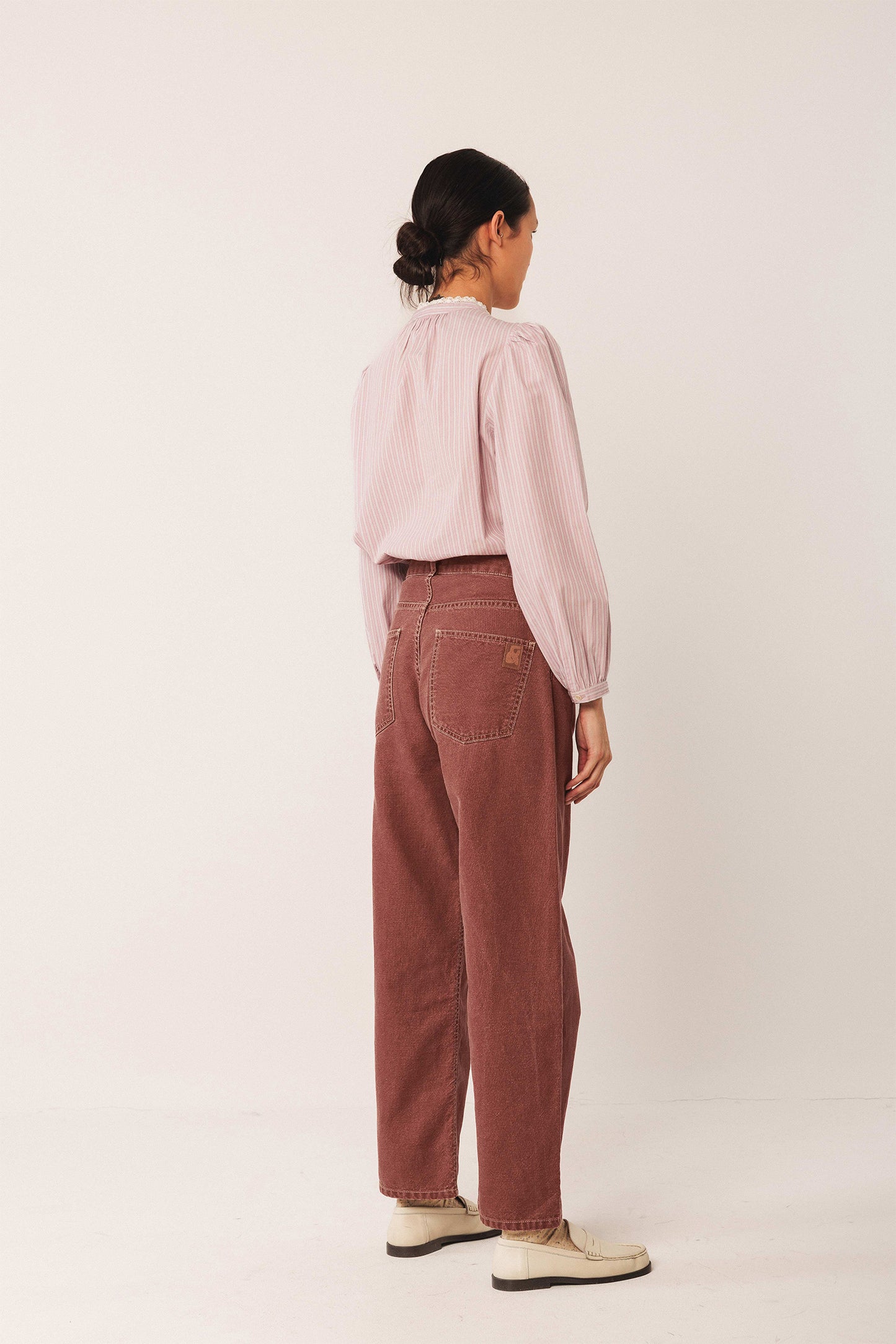 WASHED TWILL PANTS