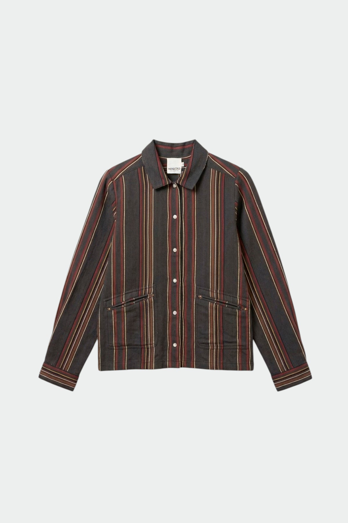 STRIPED OVERSHIRT