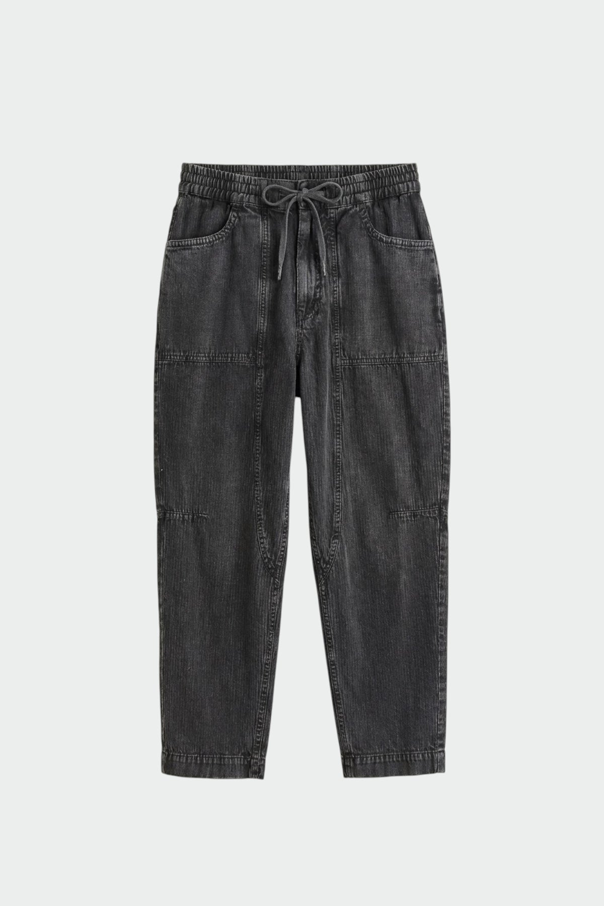 HERRINGBONE CARROT PANTS