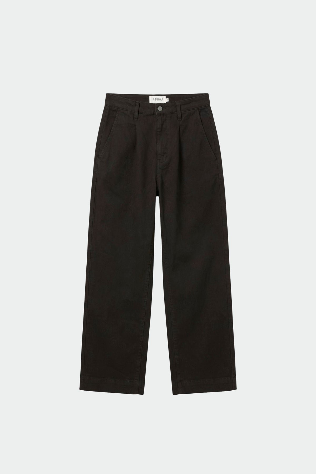 WIDE-LEG COTTON PANTS