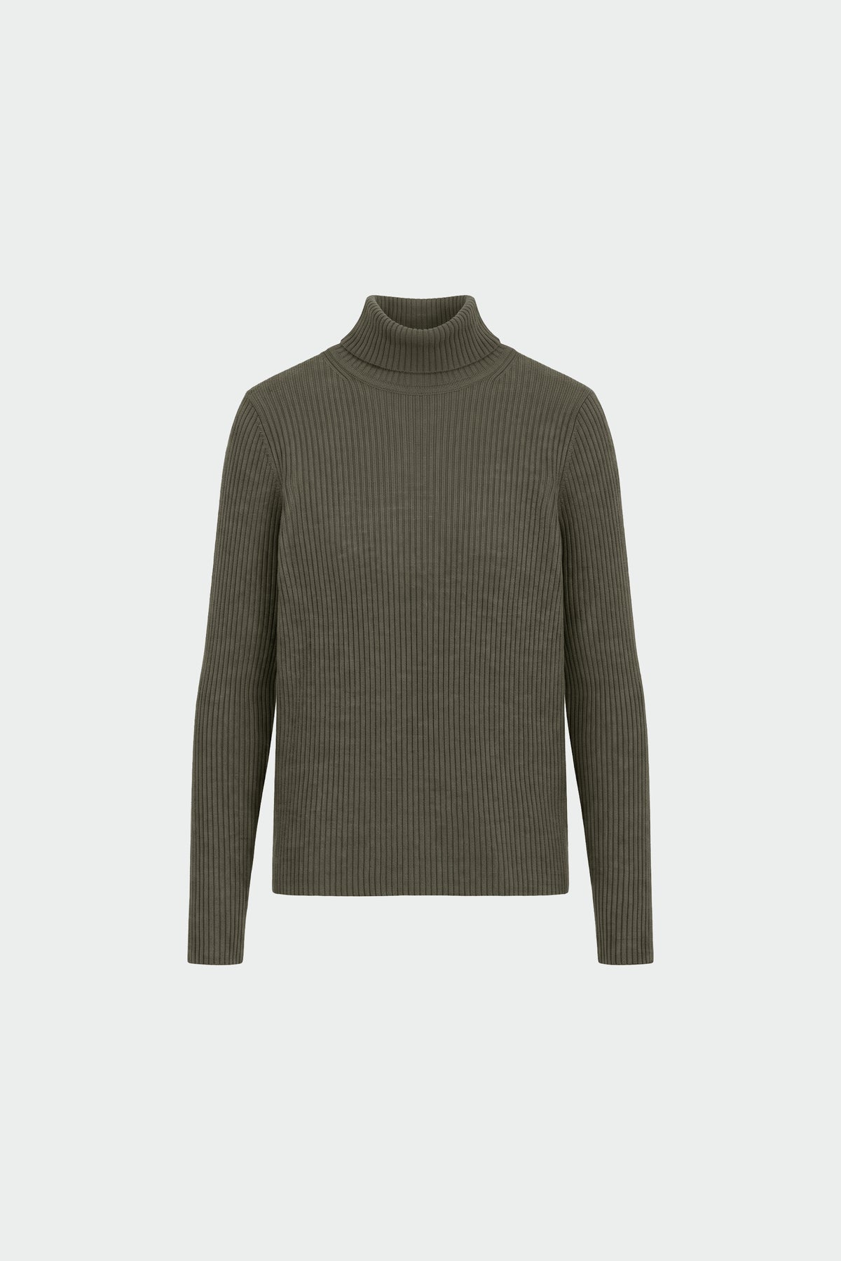 FITTED RIBBED T-SHIRT