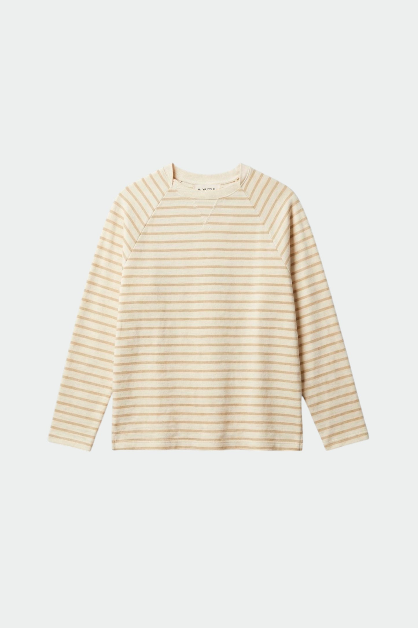 STRIPED TERRYCLOTH SWEATSHIRT