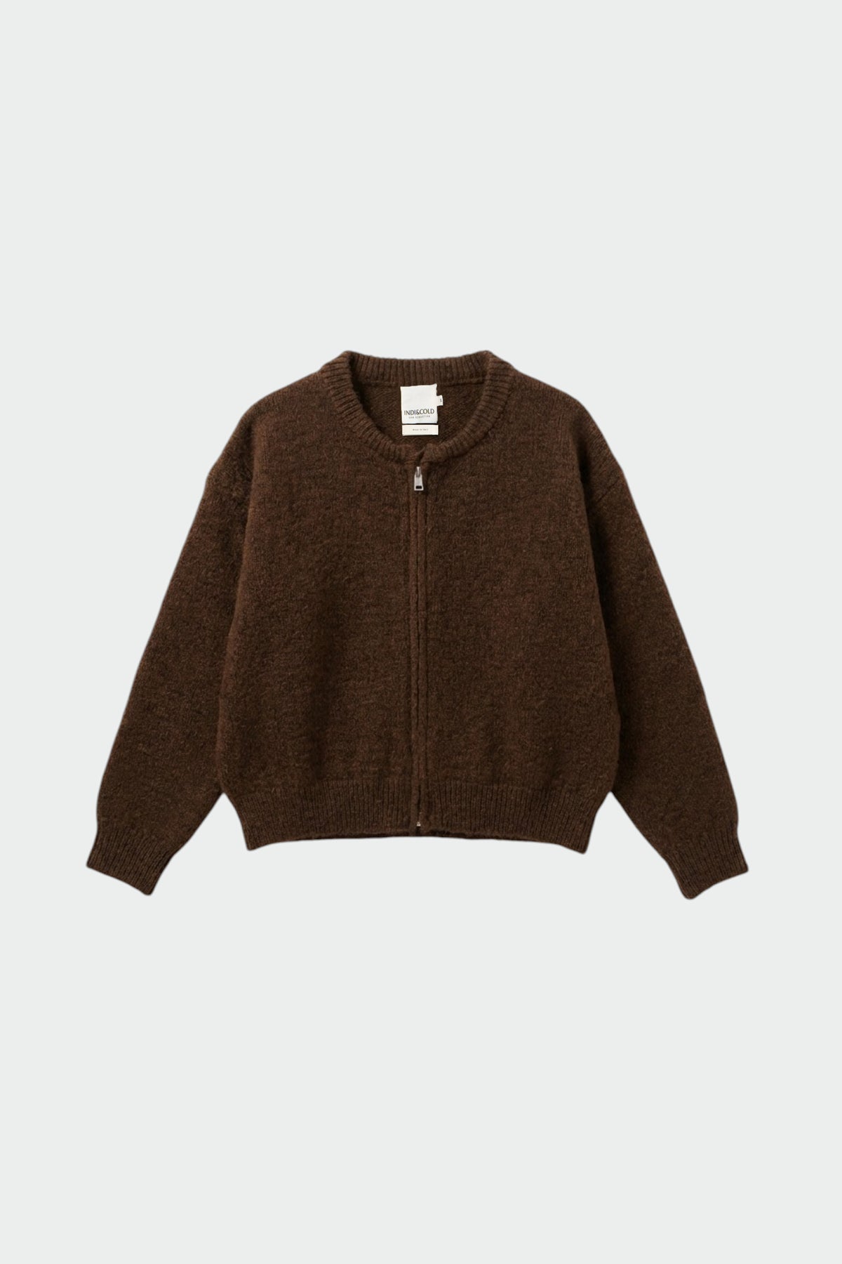 CHAQUETA TIPO BOMBER CON MOHAIR