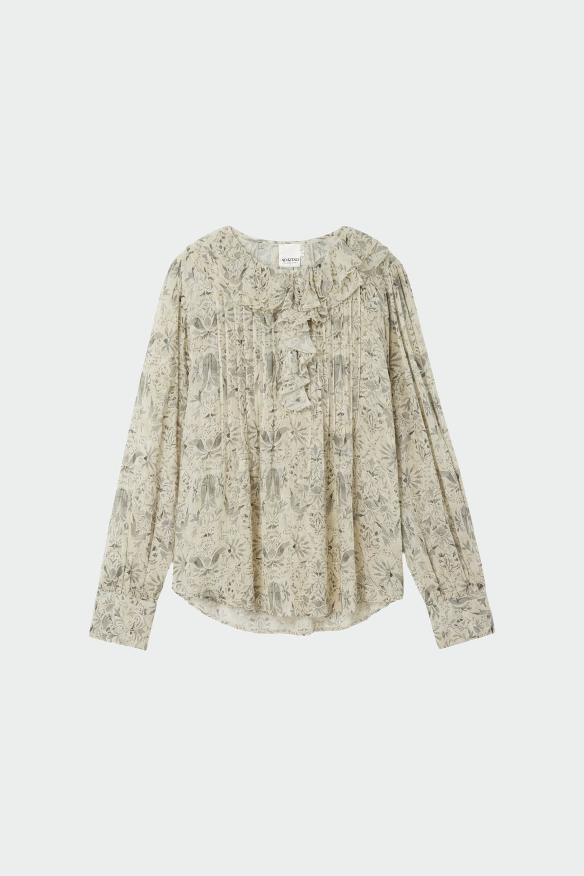 ART DECO PRINT BLOUSE