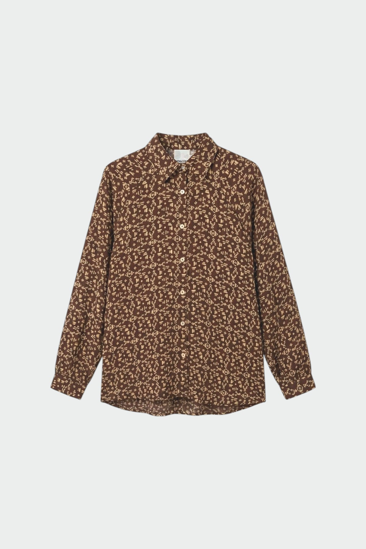 ETHNIC-PRINT SHIRT