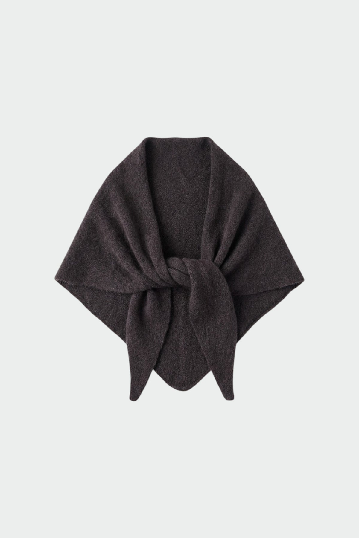 TRIANGULAR KNITTED SHAWL