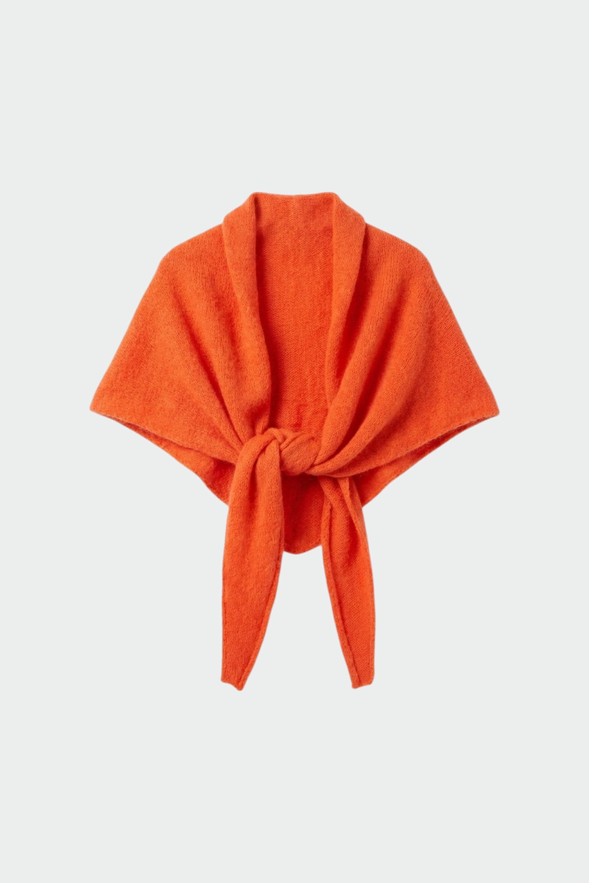 TRIANGULAR KNITTED SHAWL