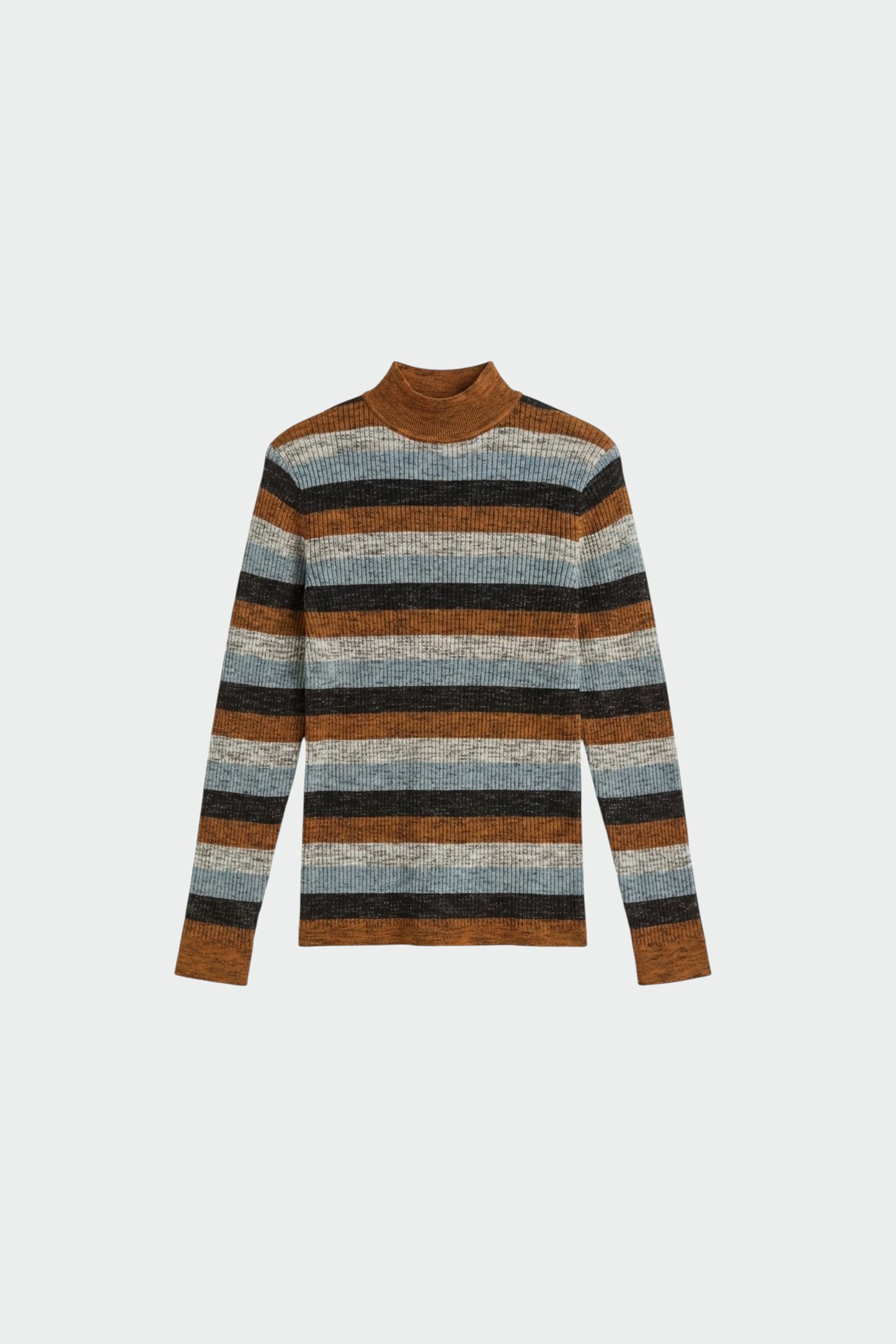 STRIPED SWEATER WITH MERINO
