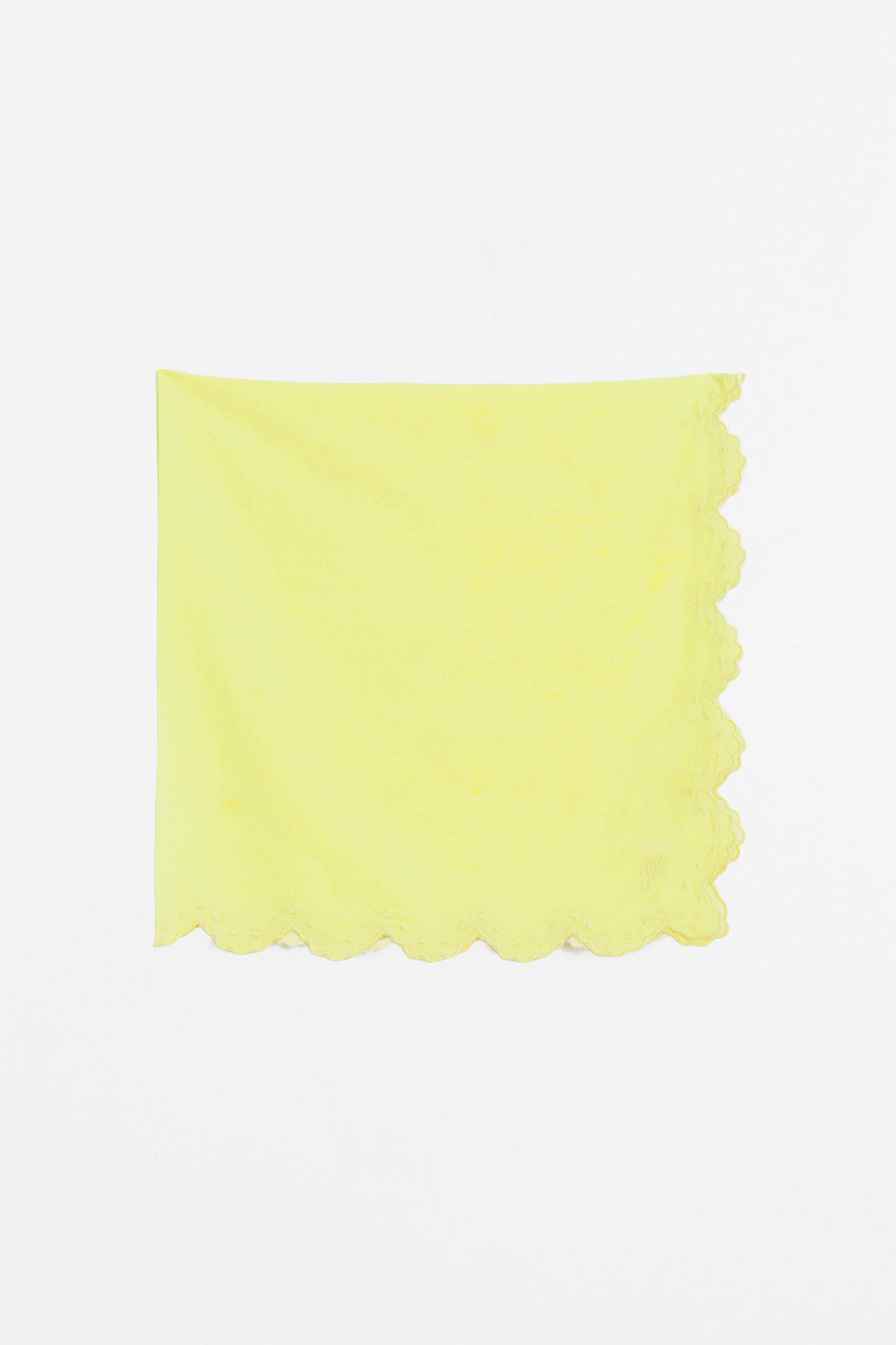 EMBROIDERED VOILE HANDKERCHIEF