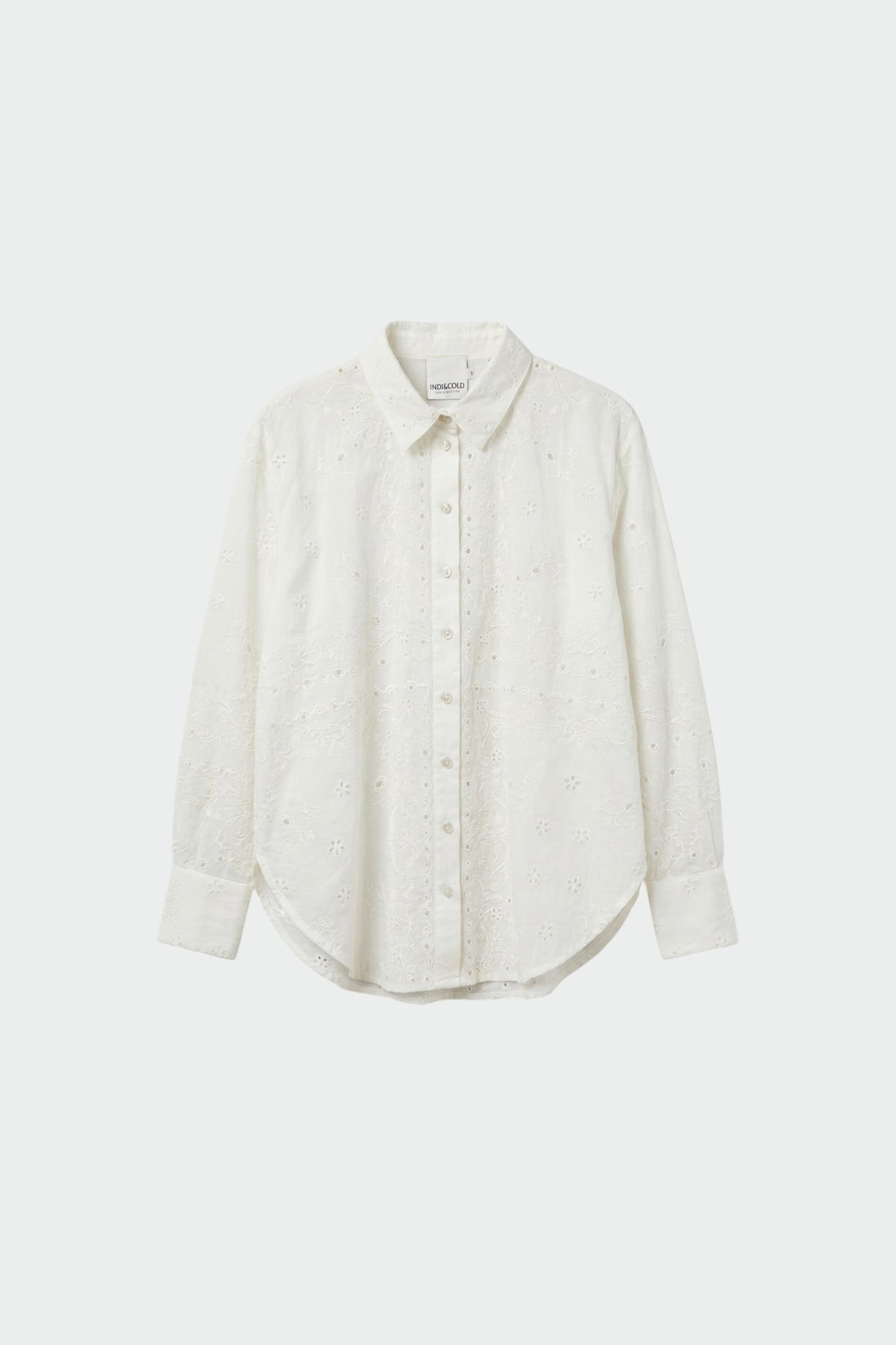 EMBROIDERED HANDKERCHIEF SHIRT