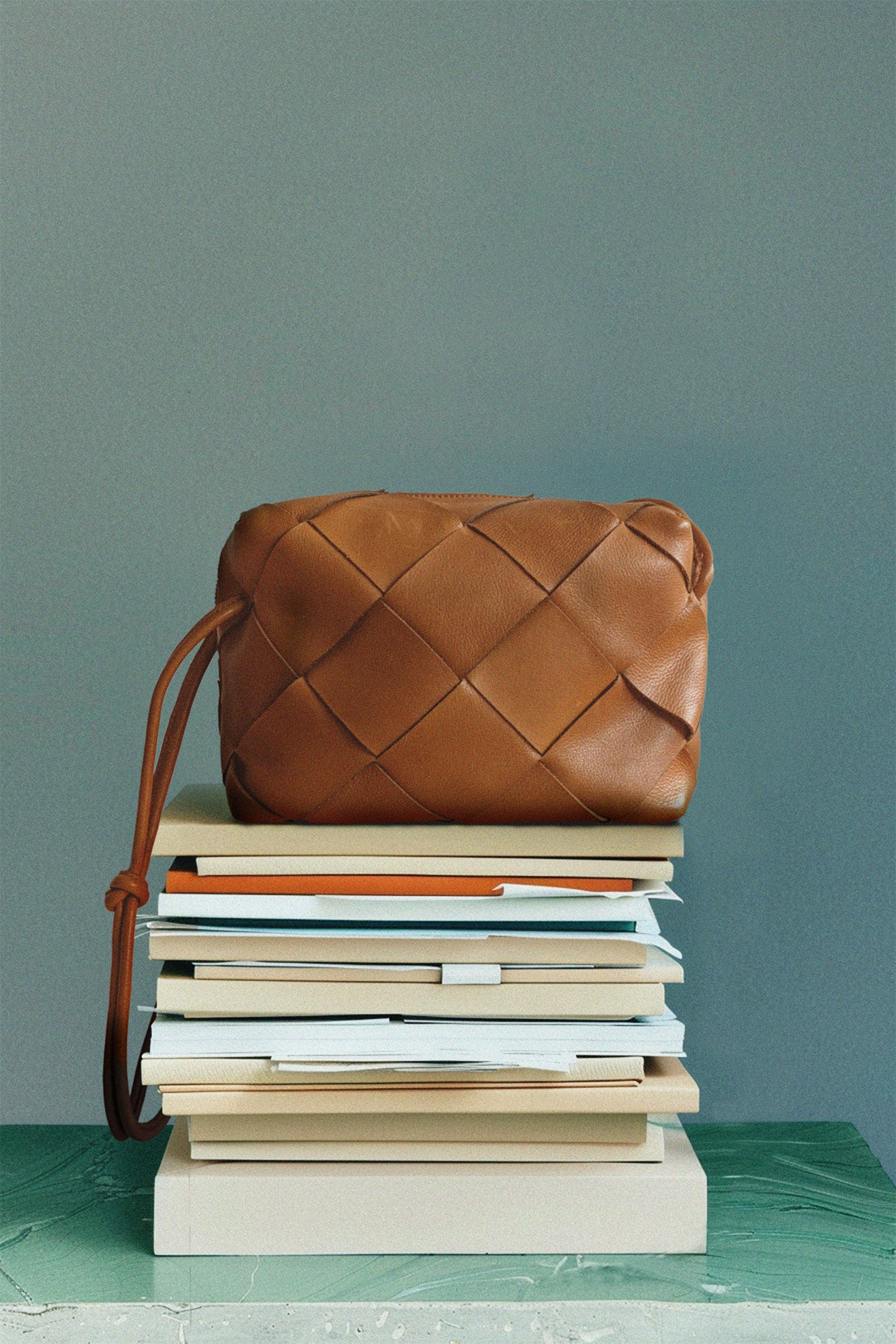 SAC BANDOULIÈRE BOX EN CUIR