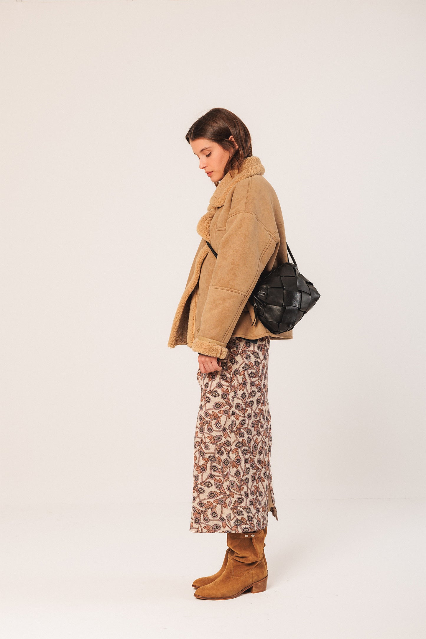 SAC BANDOULIÈRE BOX EN CUIR