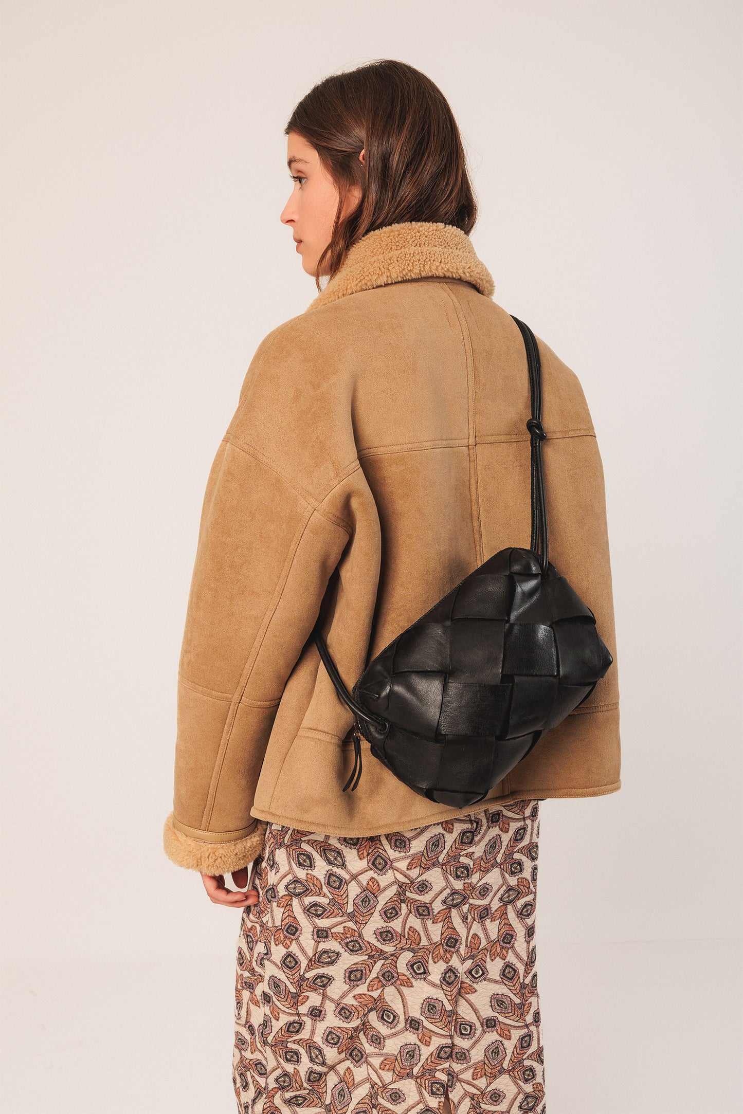 SAC BANDOULIÈRE BOX EN CUIR