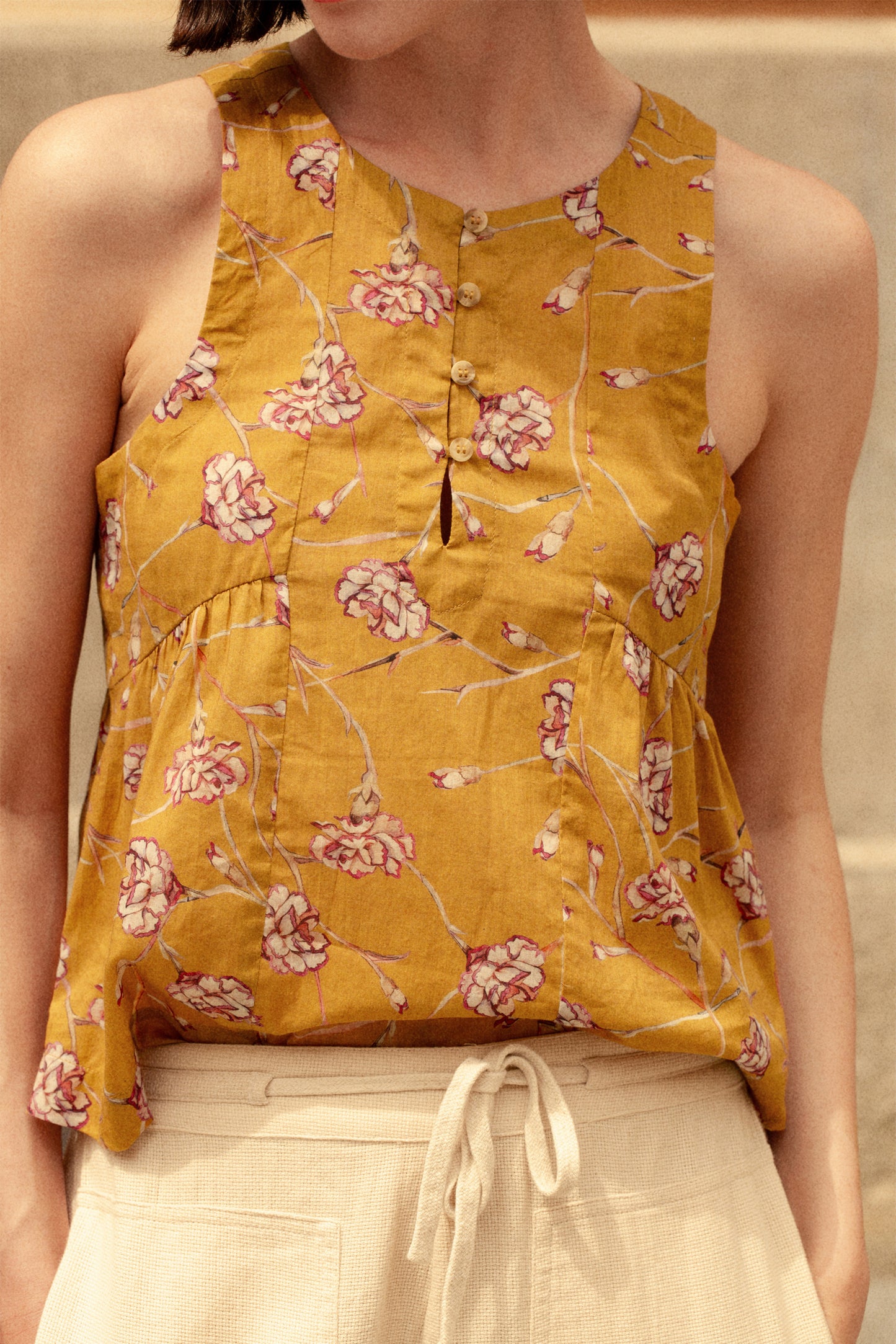 ROUND NECK BLOUSE