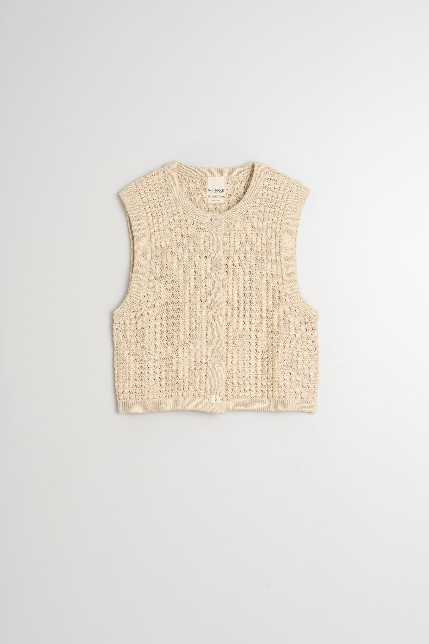 GILET EN MAILLE PANIER