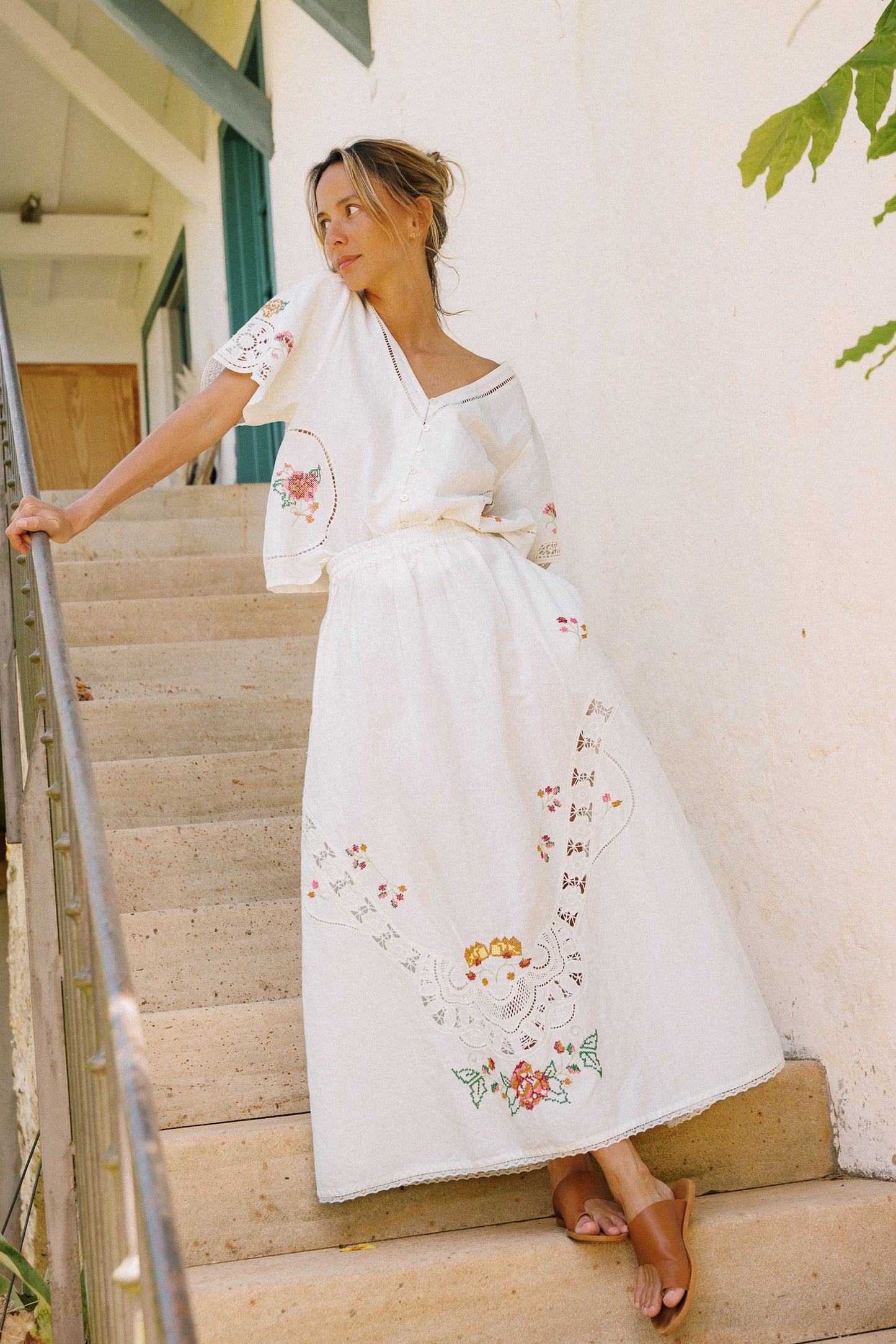 CHEMISE EN POINT DE CROIX