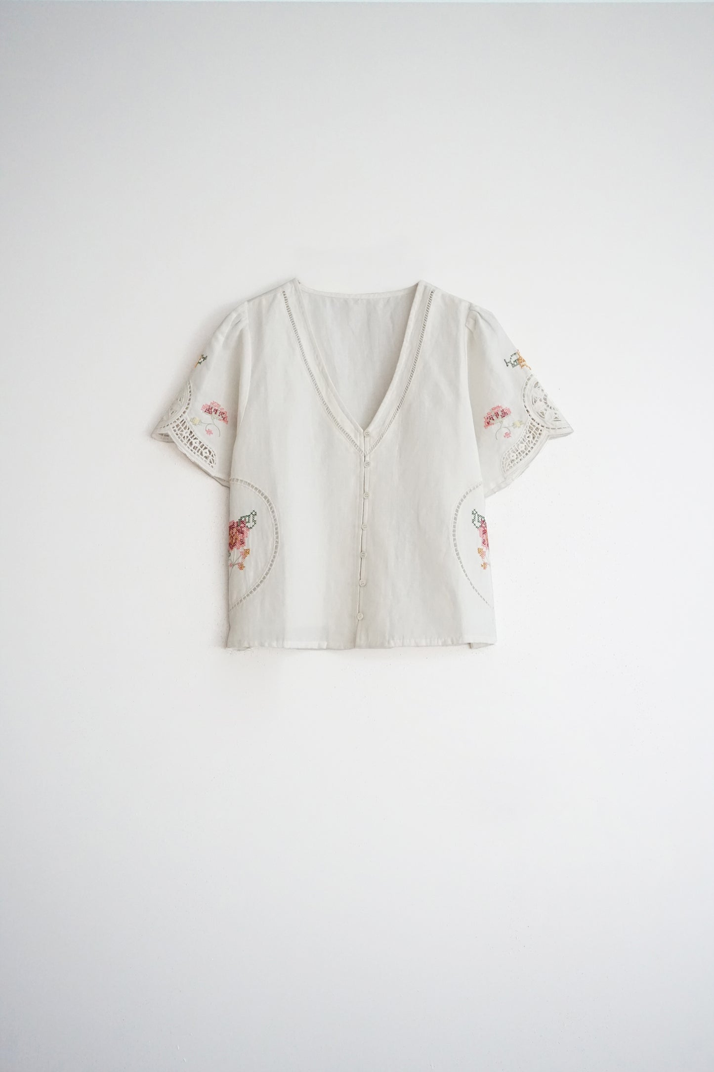 CHEMISE EN POINT DE CROIX