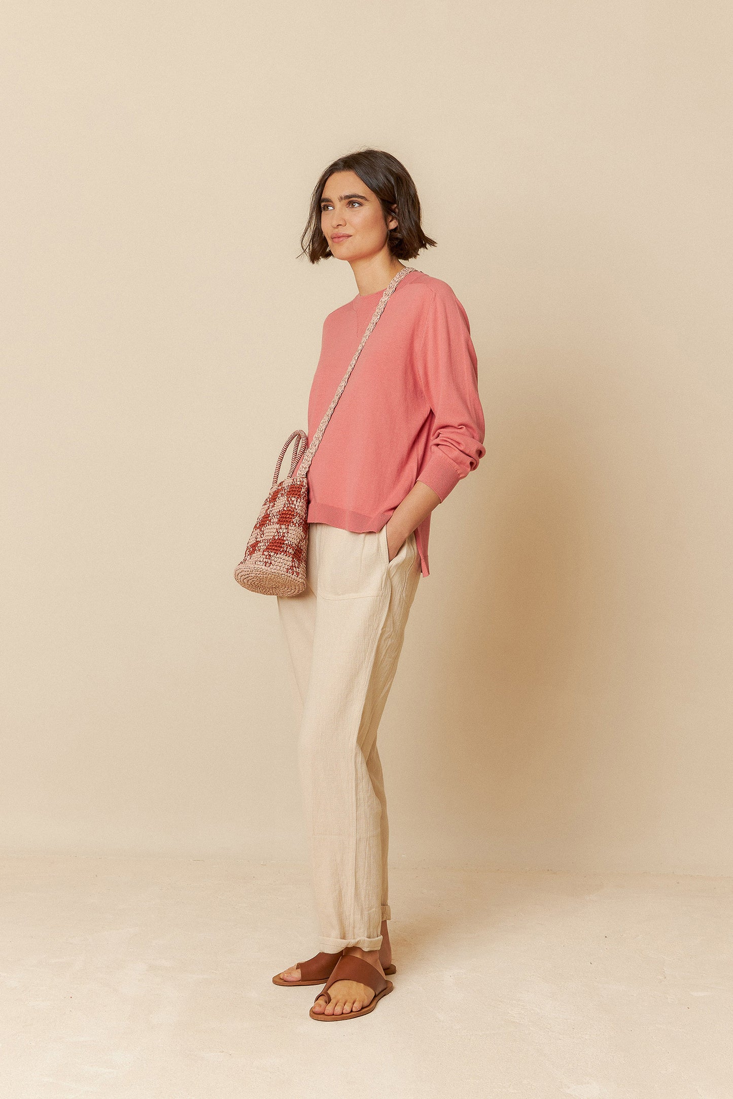 PULL EN MAILLE À MANCHES RANGLAN