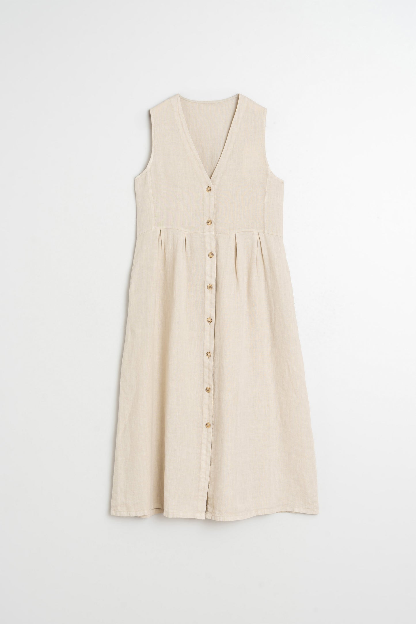 LINEN MULTIPOSITION DRESS