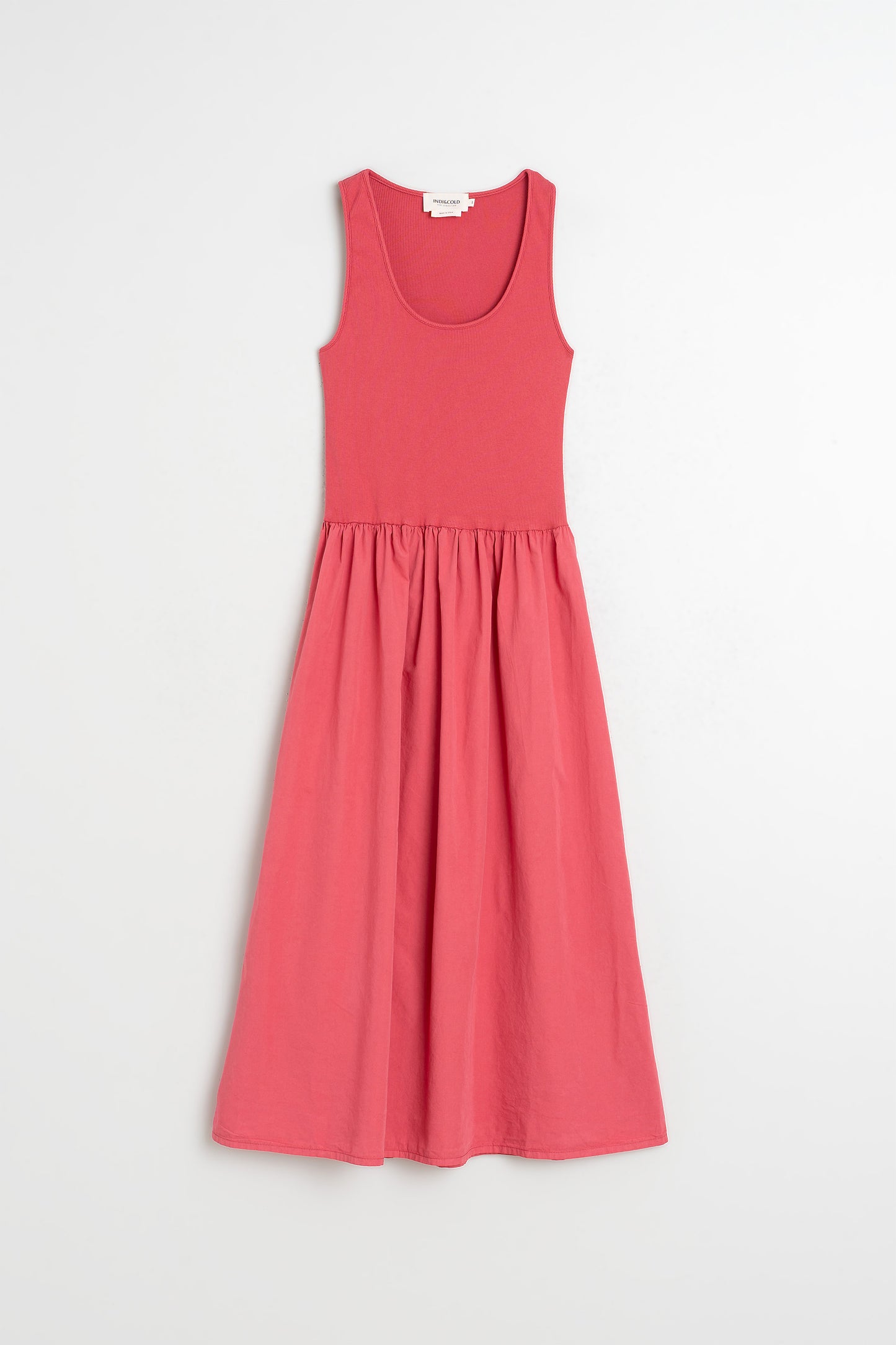 ROBE EN POPELINE COMBINÉE