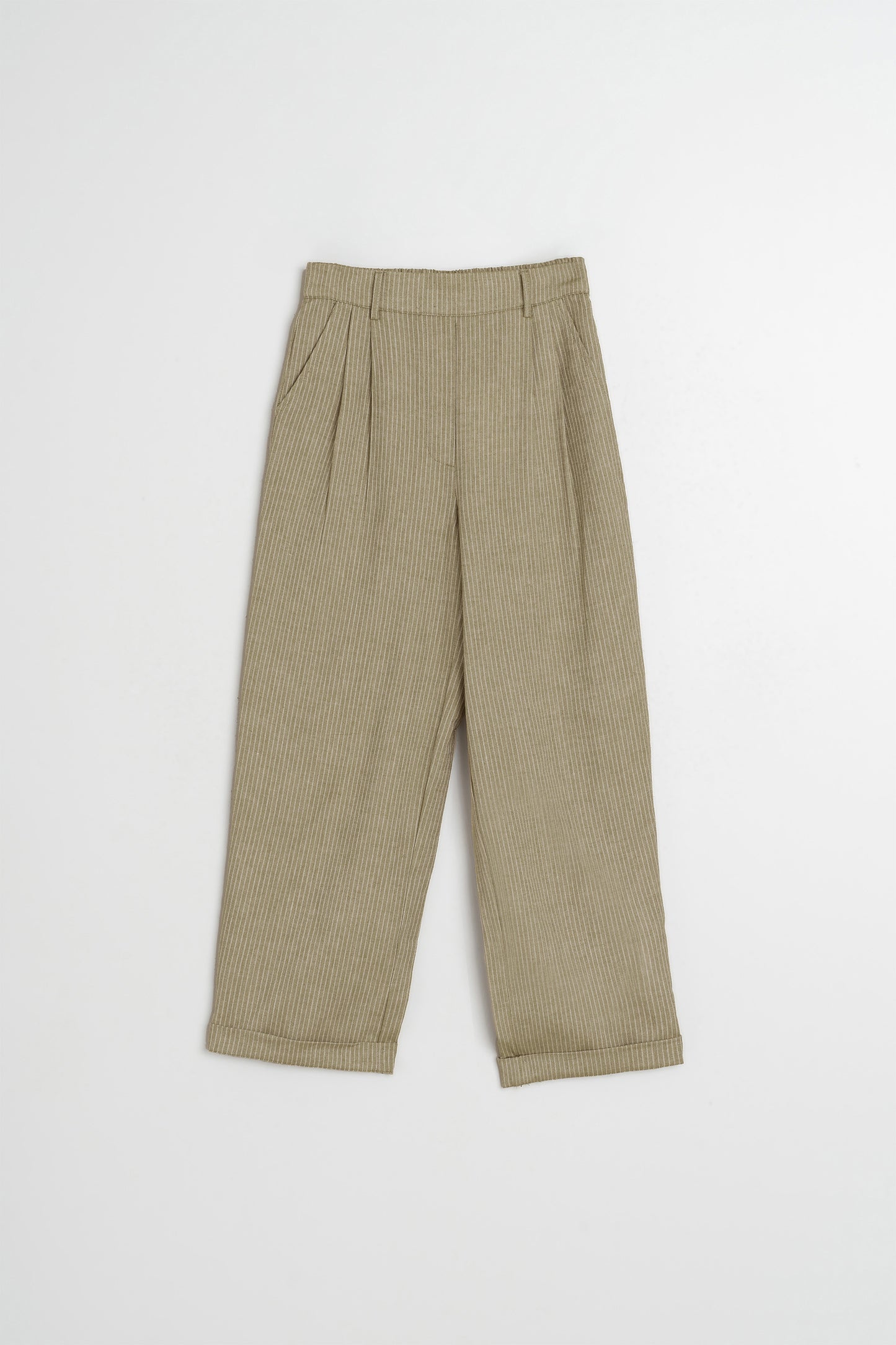 PANTALÓN PINZAS RAYA DIPLOMÁTICA