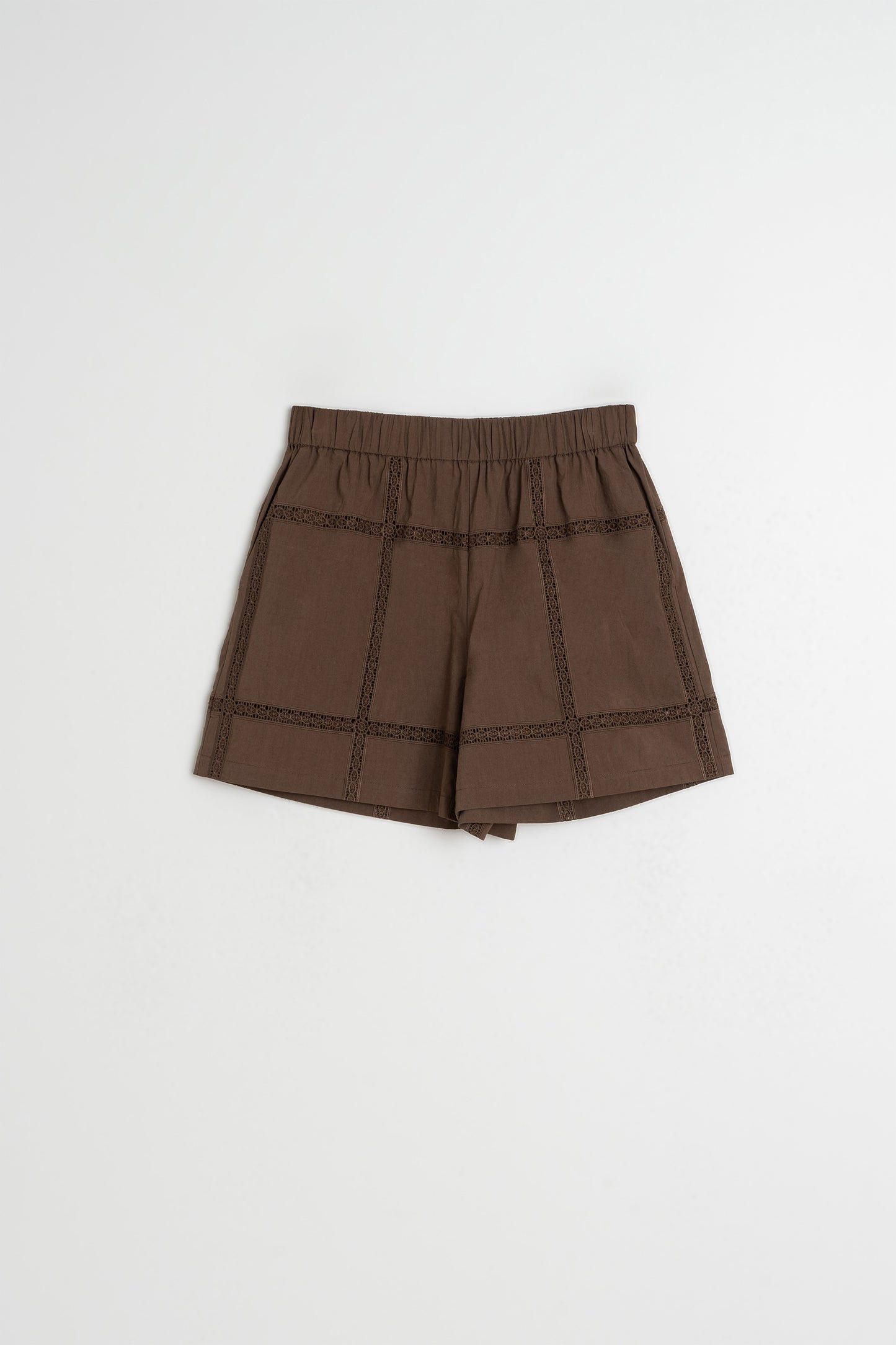 LACE POPLIN SHORT