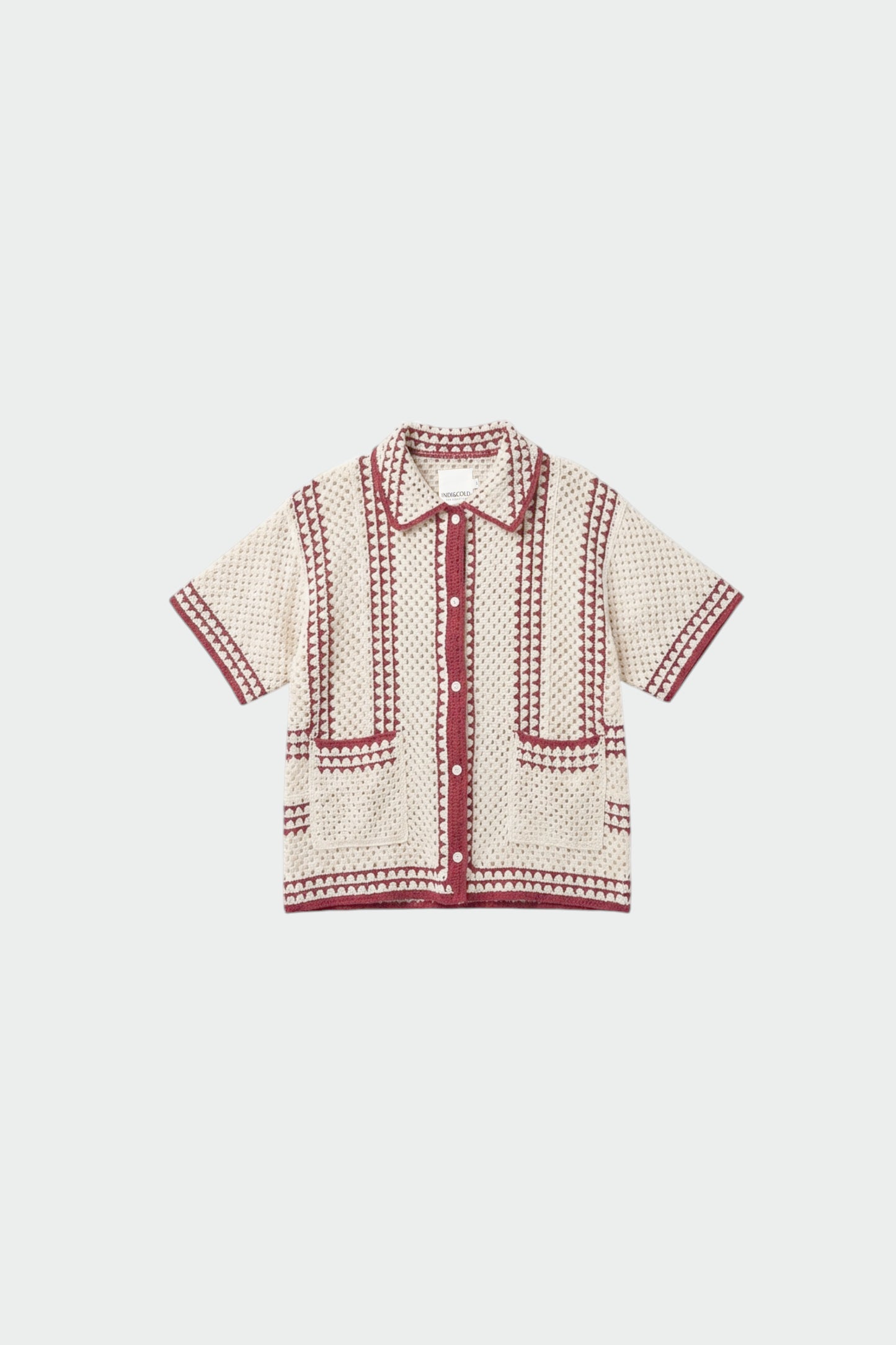 CAMISA CROCHET BICOLOR