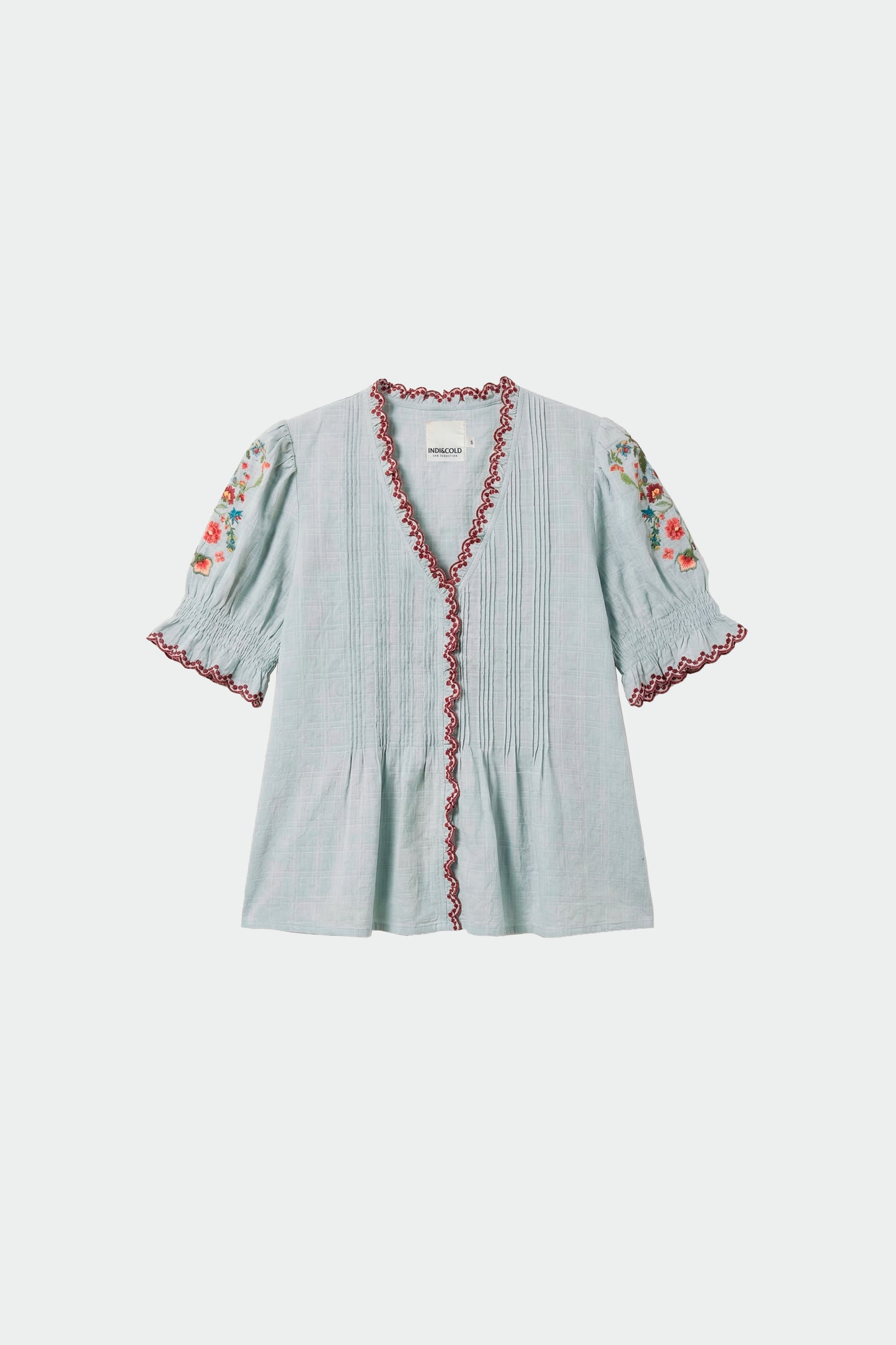 CAMISA BORDADOS PUNTO DE CRUZ