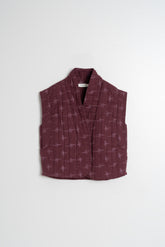 JACQUARD QUILTED VEST