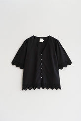 CHEMISE BRODÉE À DÉCOUPES