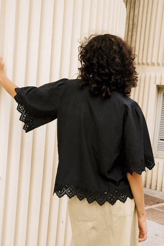CHEMISE BRODÉE À DÉCOUPES 4