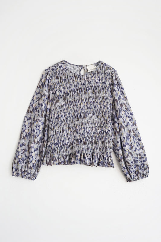 ELASTIC-WAIST BLOUSE 1