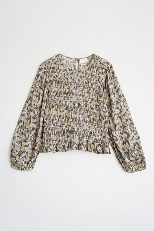 ELASTIC-WAIST BLOUSE 1