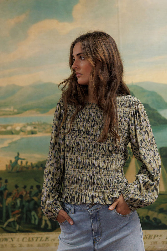 ELASTIC-WAIST BLOUSE 2