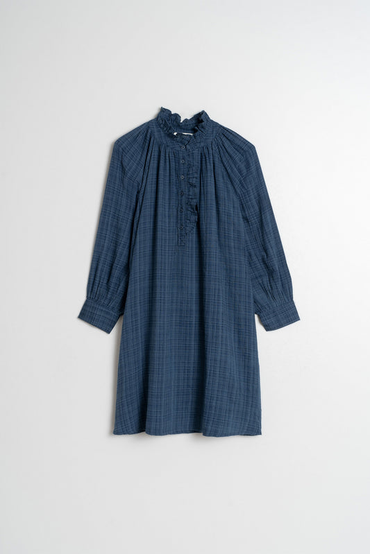 ROBE À COL VOLANTÉ 1