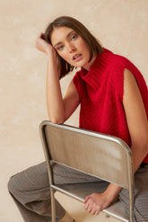 GILET EN MAILLE COULEURS