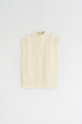 GILET CROP TORSADÉ
