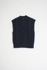 GILET CROP TORSADÉ