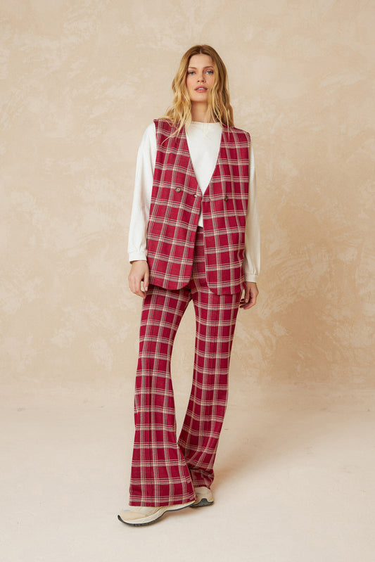 GILET EN MAILLE POINT DE ROME 2