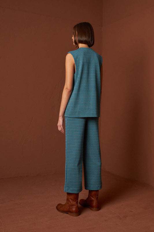 GILET EN MAILLE POINT DE ROME 3