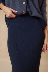 KNITTED PENCIL SKIRT