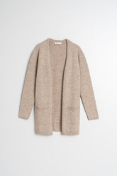 VESTE EN MAILLE MÉLANGÉE