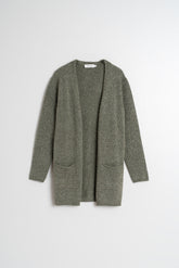 VESTE EN MAILLE MÉLANGÉE
