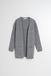 VESTE EN MAILLE MÉLANGÉE