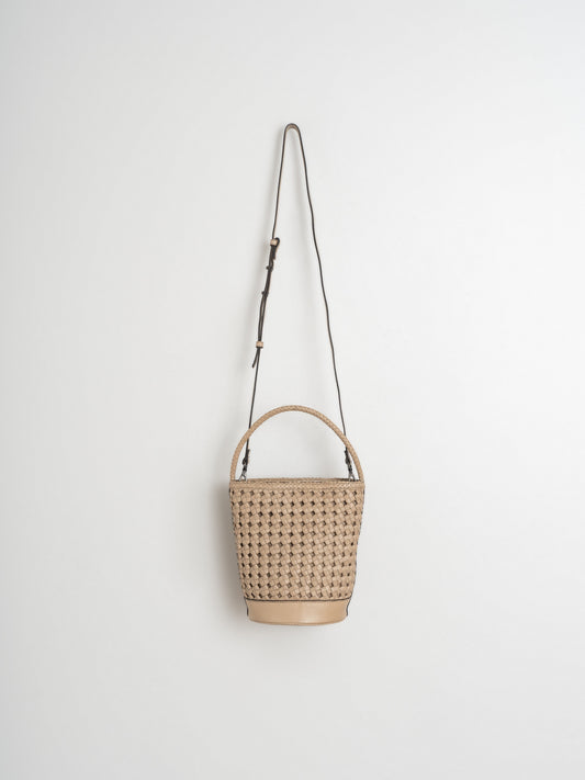 KNOTTED BUCKET BAG
