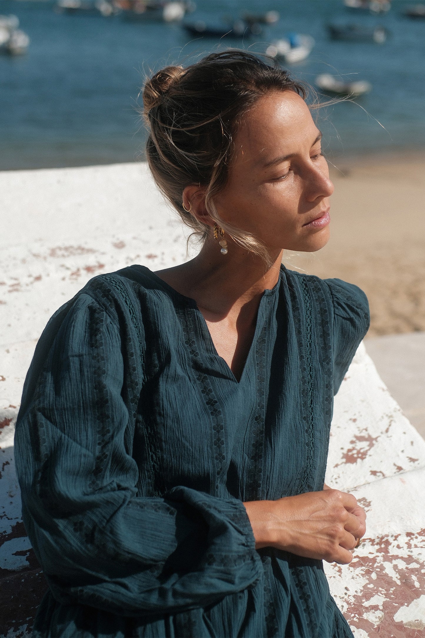 ROBE COURTE JAQUARD