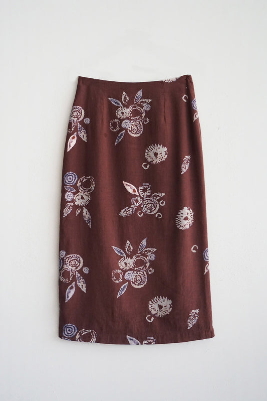 TIE PENCIL SKIRT 1