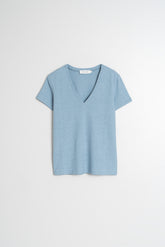 T-SHIRT RUSTIQUE À COL V