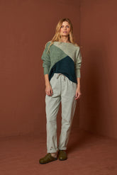 WOOL INTARSIA SWEATER