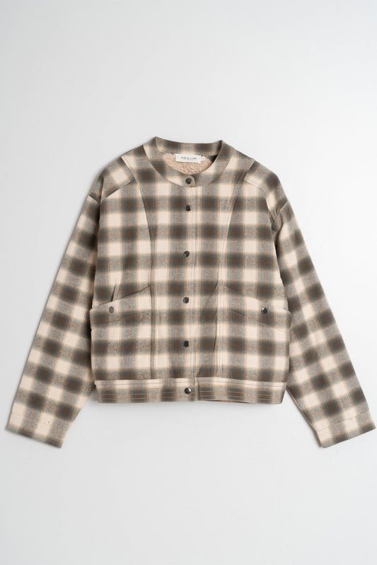 VESTE À CARREAUX 1